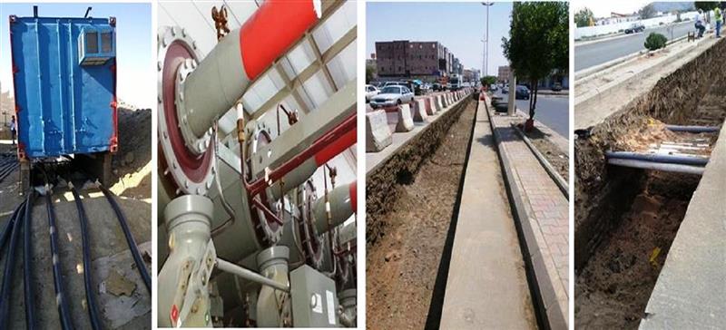 110kV Cable installation work at Taif City HVT substation to TPS 1 Substation (8.2KM)and Termination work
