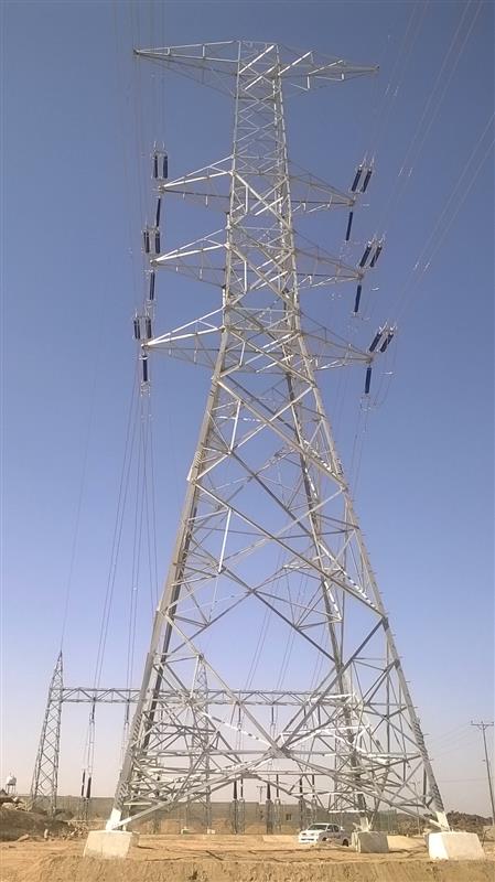 110kV Double Circuit Overhead Transmission Line and Transition area work at Taif